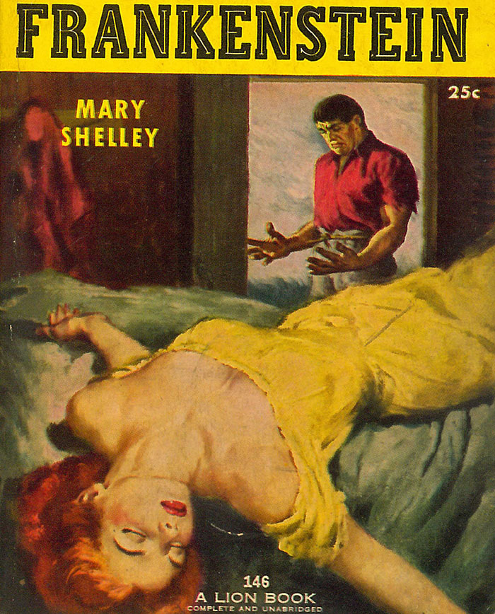 Frankenstein book cover 