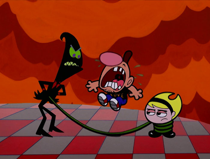 Scene from "The Grim Adventures Of Billy & Mandy" cartoon