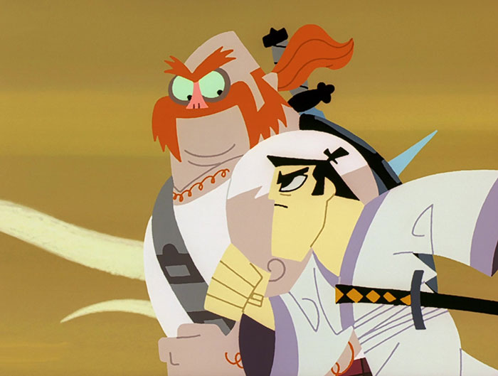 Scene from "Samurai Jack" cartoon