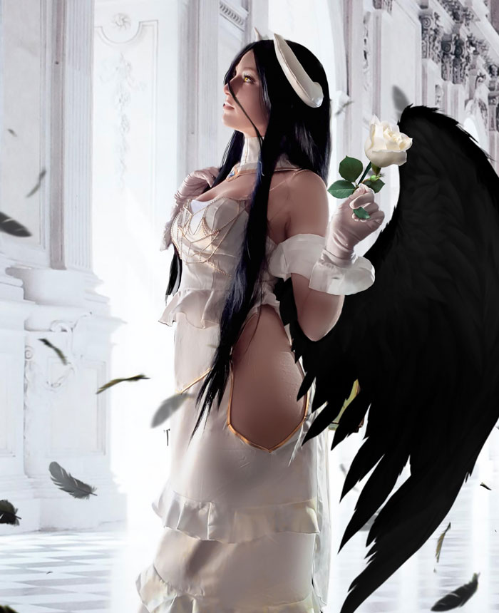 Albedo From Overlord Cosplay