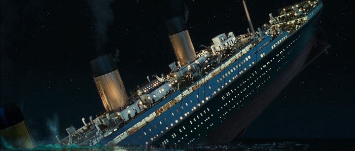 Titanic is sinking 