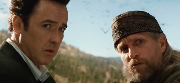 Jackson and Charlie on the hill 