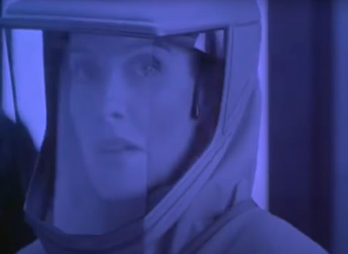 Robby Keough wearing protective suite 