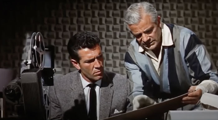 Dr. Stephen and Dr. Ted looking at pictures 