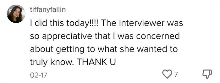 "I Will Be Doing This For All Interviews As Long As I Live": Woman Discovers A 'Genius' Hack To Nail Job Interviews, Goes Viral "I Will Be Doing This For All Interviews As Long As I Live": Woman Discovers A 'Genius' Hack To Nail Job Interviews, Goes Viral