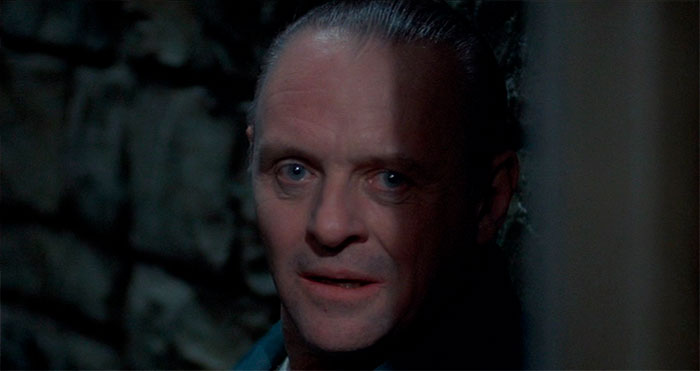 Hannibal Lecter from The Silence of the Lambs movie talking