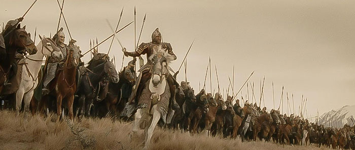 Eomer leading the army 