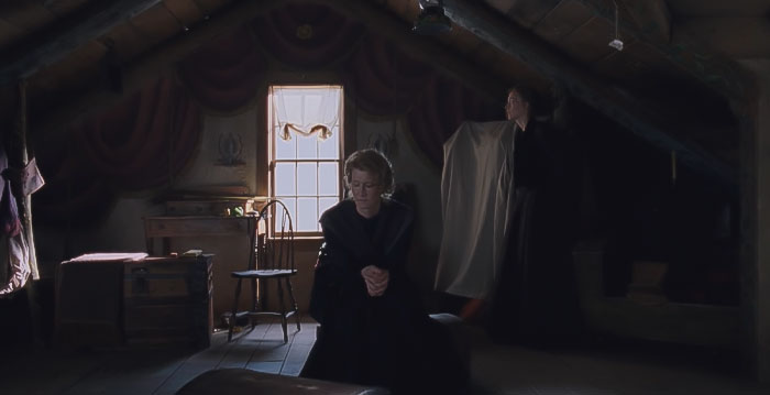 Rosie and Beth on the attic 