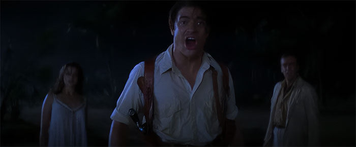 Rick from The Mummy screaming