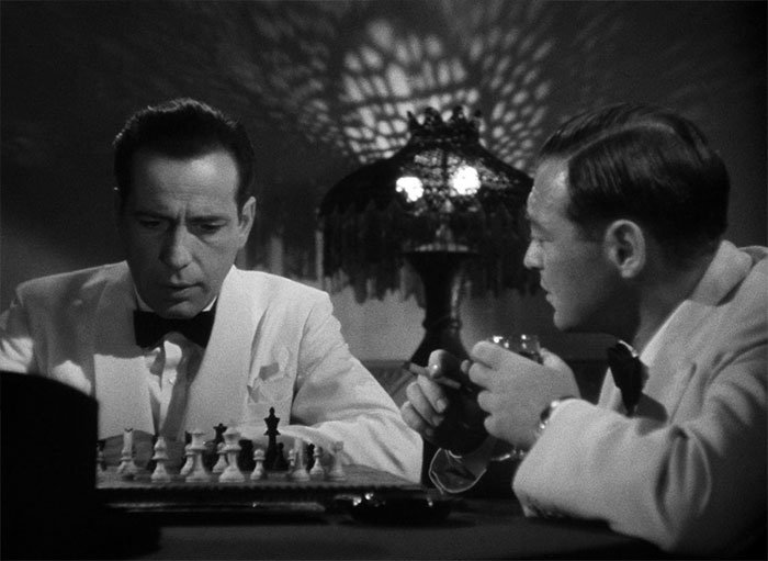 Casablanca movie characters playing chess