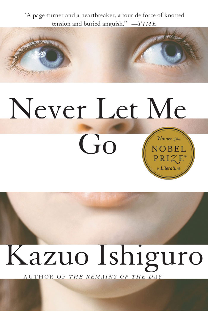 Never Let Me Go By Kazuo Ishiguro book cover 