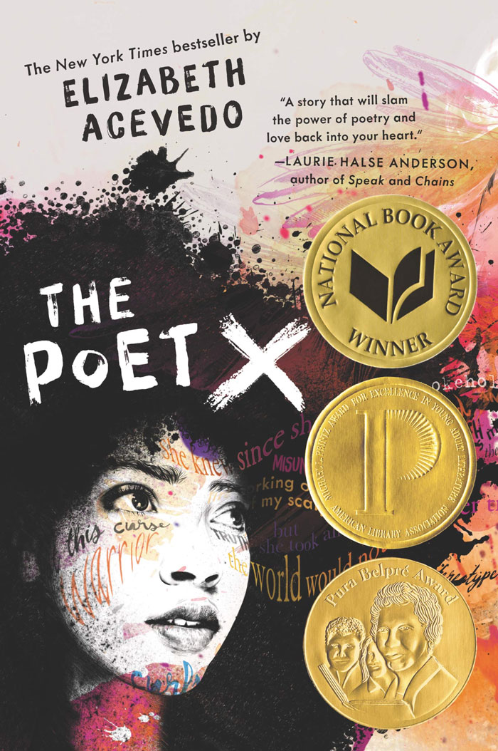 The Poet X By Elizabeth Acevedo book cover 