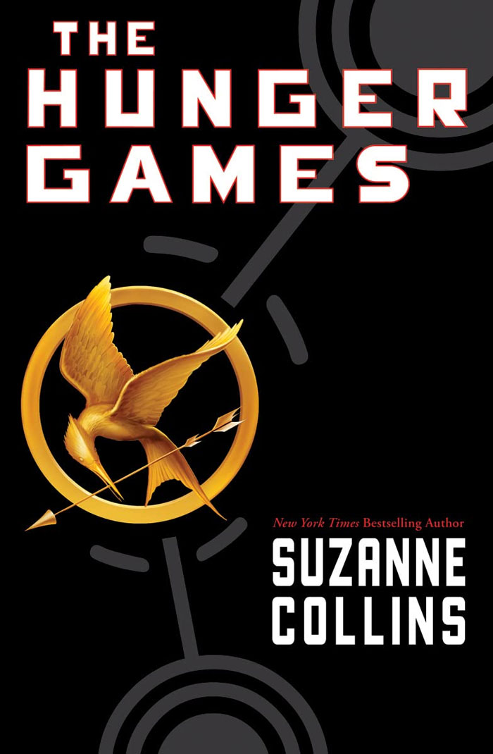 The Hunger Games By Suzanne Collins book cover 