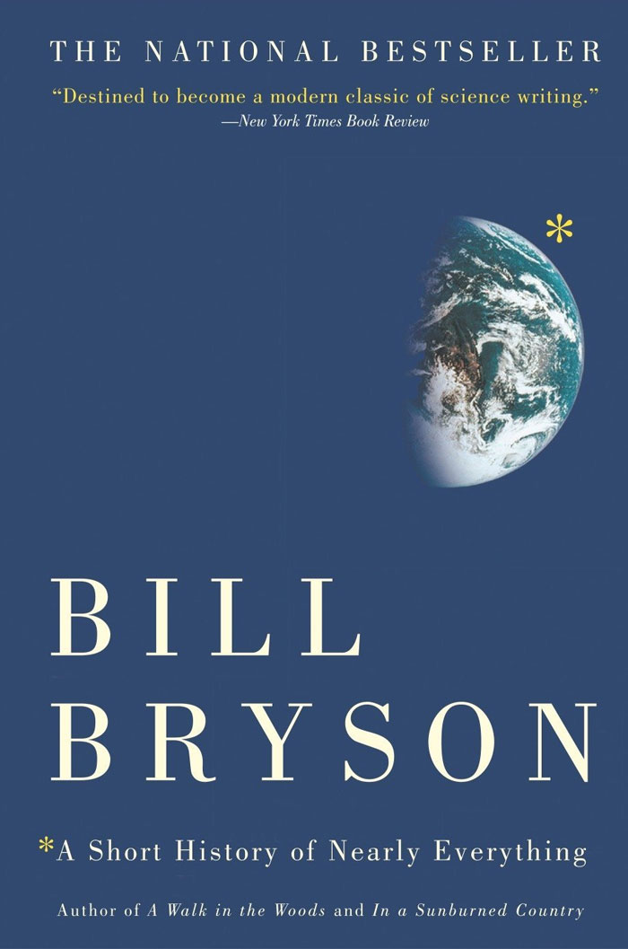 A Short History Of Nearly Everything By Bill Bryson book cover 