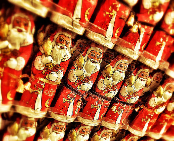 Photo of Santa Claus chocolate candies
