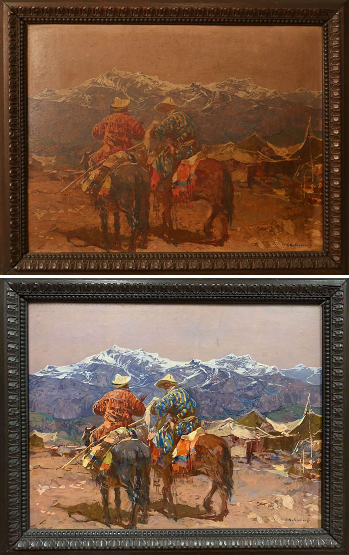 I Got A Hundred-Year-Old Painting Cleaned Earlier This Year