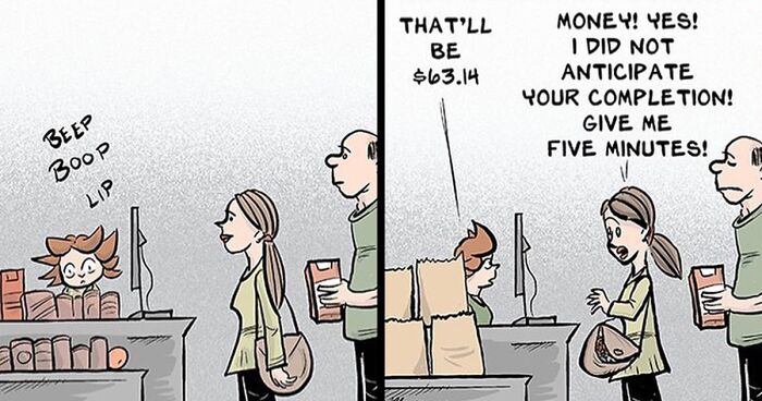 40 Humorous Comics That Retail Workers And Regular People Will Probably Relate To, By Stephen Beals (New Pics)