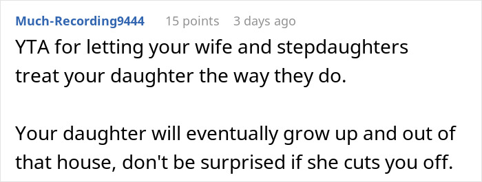 "Am I A Jerk For Canceling The Entire Vacation When I Found Out That My Stepdaughters Deliberately Hid My Daughter's Passport To Get Her To Stay Home?" "Am I A Jerk For Canceling The Entire Vacation When I Found Out That My Stepdaughters Deliberately Hid My Daughter's Passport To Get Her To Stay Home?"