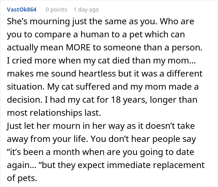 “A Dog Is Not The Same As A Husband”: Woman Loses Patience With Her Sister For Nonstop Comparisons Of Their Losses “A Dog Is Not The Same As A Husband”: Woman Loses Patience With Her Sister For Nonstop Comparisons Of Their Losses