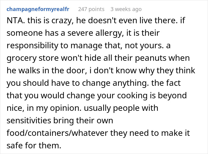 "Am I A Jerk For Telling My Roommate That I Don’t Give A [Damn] About Her Boyfriend's Allergies?"