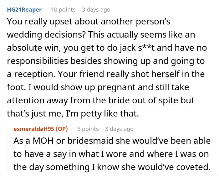 Bride Doesn't Want Her Maid Of Honor To Be Pregnant, Asks Her Best Friend Of 20 Years To Step Down, Even Though She's Not Pregnant Yet