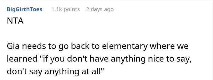 Brother’s Infertile Girlfriend Keeps Making Judgy Comments Regarding This Woman's Parenting, She Can’t Take It Anymore And Snaps Back Brother’s Infertile Girlfriend Keeps Making Judgy Comments Regarding This Woman's Parenting, She Can’t Take It Anymore And Snaps Back