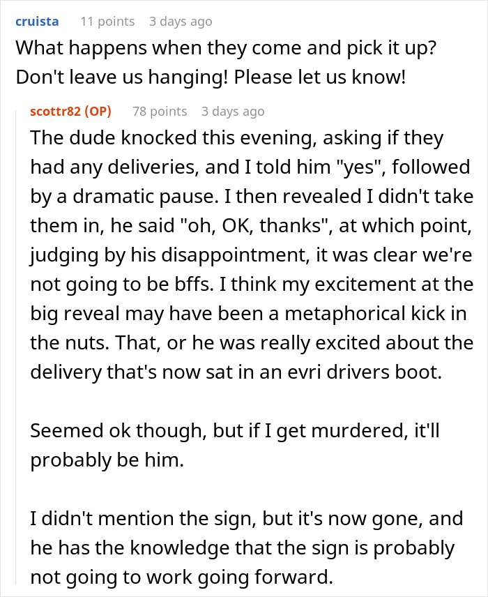 Man Stunned By His Neighbor’s Entitlement Who Designated His Home As A Drop-Off For His Deliveries Man Stunned By His Neighbor’s Entitlement Who Designated His Home As A Drop-Off For His Deliveries