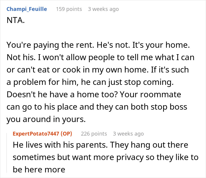 "Am I A Jerk For Telling My Roommate That I Don’t Give A [Damn] About Her Boyfriend's Allergies?"