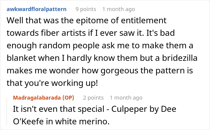 Random Hotel Guest Knits Shawl In The Lobby, A Bride Enters And Demands It As A Wedding Present Random Hotel Guest Knits Shawl In The Lobby, A Bride Enters And Demands It As A Wedding Present