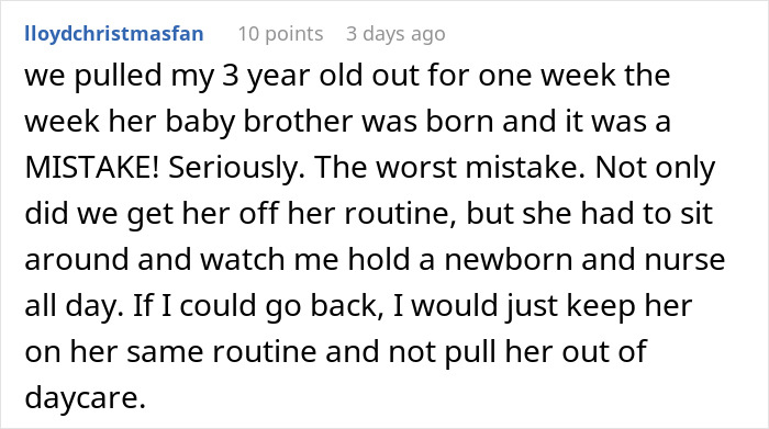"I Don't Feel Guilty About It": Mom Is Expected To Pull Toddler Out Of Daycare While On Maternity Leave, But She's Having None Of It "I Don't Feel Guilty About It": Mom Is Expected To Pull Toddler Out Of Daycare While On Maternity Leave, But She's Having None Of It