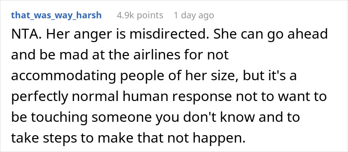 “Am I A Jerk For Embarrassing A Plus-Sized Passenger On A Flight?”