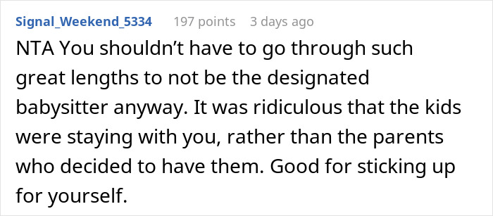 Family Tries Guilt-Tripping A Guy Into Babysitting His 3 Nephews On Vacation, He Refuses And Drama Ensues Family Tries Guilt-Tripping A Guy Into Babysitting His 3 Nephews On Vacation, He Refuses And Drama Ensues