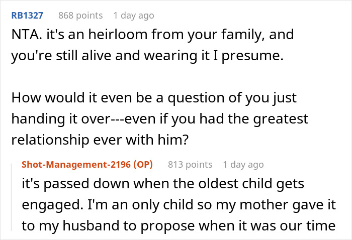 Jerk Stepson Treats Stepmom Like "Vermin" For 20 Odd Years, Shocked When She Won't Pass Family Heirloom To Him