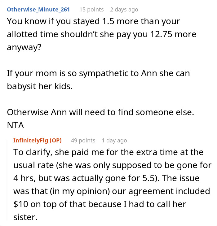 Mom Refuses To Pay Babysitter An Extra $10 For 'Crisis Pay', So He Refuses To Babysit