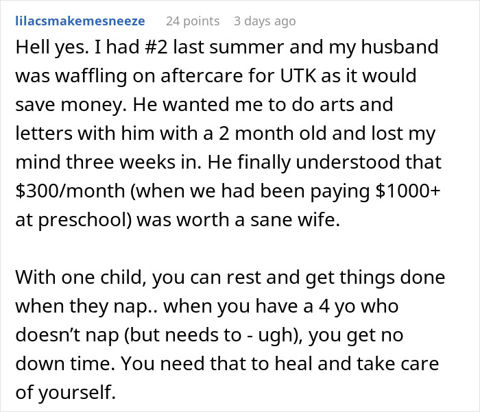 "I Don't Feel Guilty About It": Mom Is Expected To Pull Toddler Out Of Daycare While On Maternity Leave, But She's Having None Of It "I Don't Feel Guilty About It": Mom Is Expected To Pull Toddler Out Of Daycare While On Maternity Leave, But She's Having None Of It