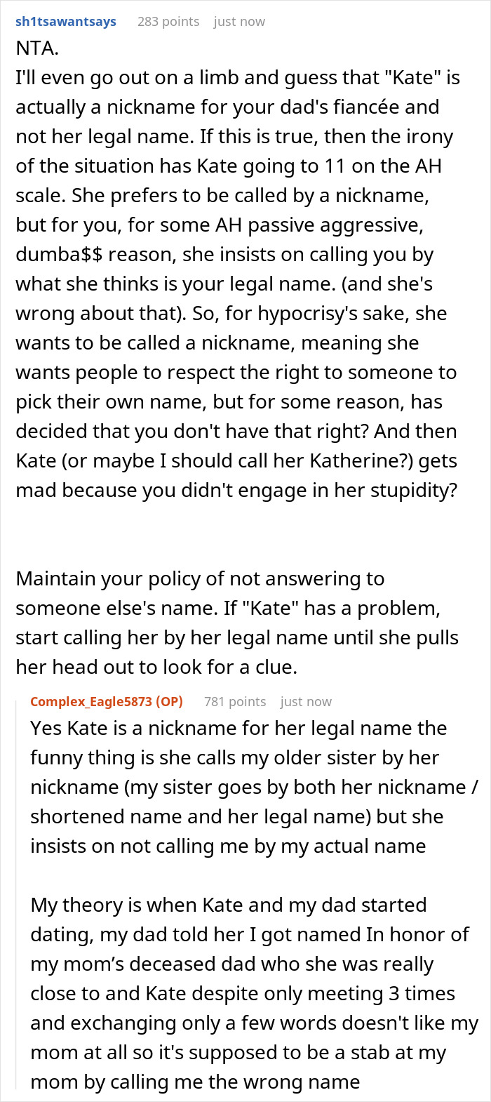 Teen Is Sick And Tired Of Future Stepmom Who Kept Addressing Her Wrongly, Makes Her A Laughingstock At Family Dinner Teen Is Sick And Tired Of Future Stepmom Who Kept Addressing Her Wrongly, Makes Her A Laughingstock At Family Dinner