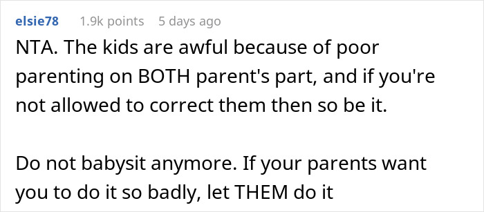 Person Gets Told Off For Disciplining SIL’s 2 Young Kids, Allows Them To Wreak Absolute Hell At Home Next Time They Babysit Person Gets Told Off For Disciplining SIL’s 2 Young Kids, Allows Them To Wreak Absolute Hell At Home Next Time They Babysit