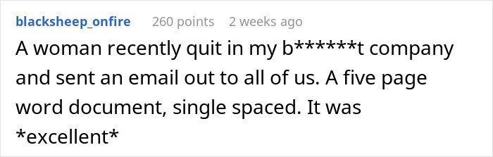 Employee Quits Their Job, Sends Out An Email That Others Call The “Sacred Text” Employee Quits Their Job, Sends Out An Email That Others Call The “Sacred Text”