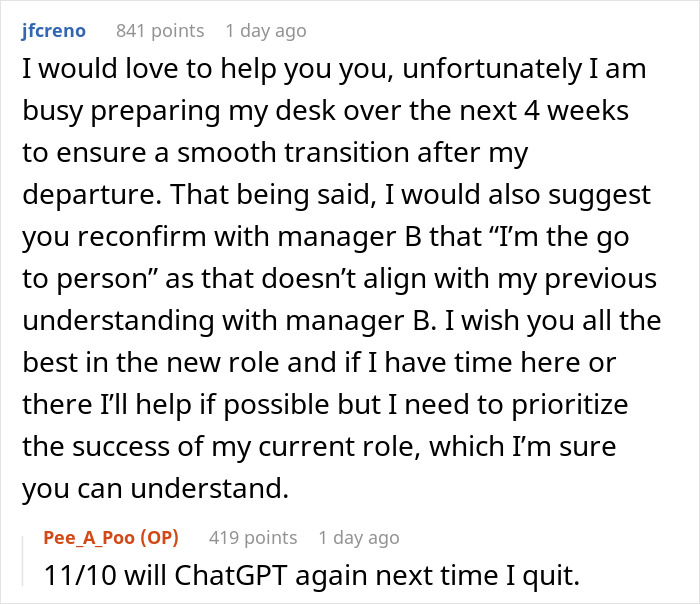 "The Guy Who Got The Job I Wanted Reached Out To Me For Help With His Job" "The Guy Who Got The Job I Wanted Reached Out To Me For Help With His Job"