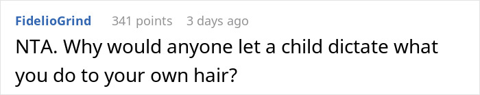 Woman Refuses To Cut Her Hair Short Just Because Her Niece Is Jealous Of It Woman Refuses To Cut Her Hair Short Just Because Her Niece Is Jealous Of It