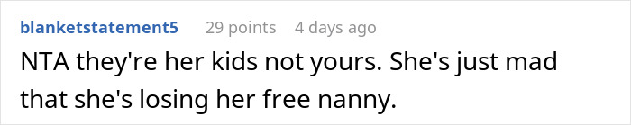 Woman Tells Sister Her Husband Needs To Step Up With His Parenting Since She Won't Be Watching Their Kids Anymore, She Finds It Outrageous Woman Tells Sister Her Husband Needs To Step Up With His Parenting Since She Won't Be Watching Their Kids Anymore, She Finds It Outrageous