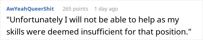 "The Guy Who Got The Job I Wanted Reached Out To Me For Help With His Job" "The Guy Who Got The Job I Wanted Reached Out To Me For Help With His Job"