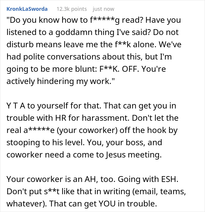 “‘Do Not Disturb’ Means Leave Me Alone”: Employee Sends Out An Angry Email To Colleague Who Keeps Contacting Them Even When Unavailable “‘Do Not Disturb’ Means Leave Me Alone”: Employee Sends Out An Angry Email To Colleague Who Keeps Contacting Them Even When Unavailable
