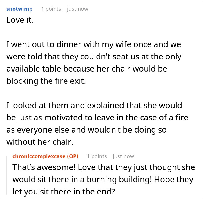 Person Who Uses A Wheelchair Full-Time Is Told To Leave It Before Hopping On A Ride, Maliciously Complies Until The Employee Understands They Screwed Up Person Who Uses A Wheelchair Full-Time Is Told To Leave It Before Hopping On A Ride, Maliciously Complies Until The Employee Understands They Screwed Up