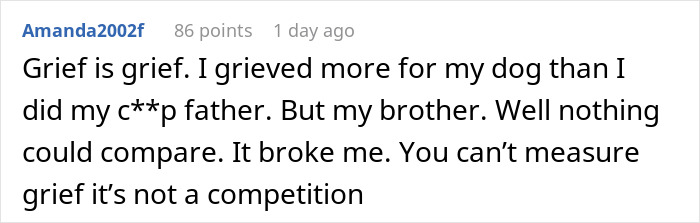 “A Dog Is Not The Same As A Husband”: Woman Loses Patience With Her Sister For Nonstop Comparisons Of Their Losses “A Dog Is Not The Same As A Husband”: Woman Loses Patience With Her Sister For Nonstop Comparisons Of Their Losses