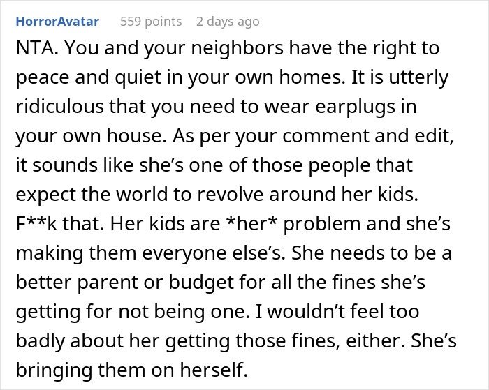 "If I Wanted To Live With Them I Would've Reproduced": Woman Can't Stand Neighbor's Kids, Reports The Mom And She Gets Fined $4,000 "If I Wanted To Live With Them I Would've Reproduced": Woman Can't Stand Neighbor's Kids, Reports The Mom And She Gets Fined $4,000