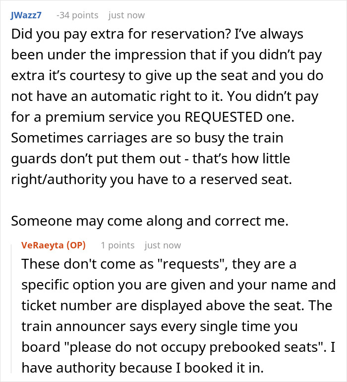 Person Couldn’t Boot A Guy On The Train From The Seat Reserved For Their Disabled Fiancé, Vents Online