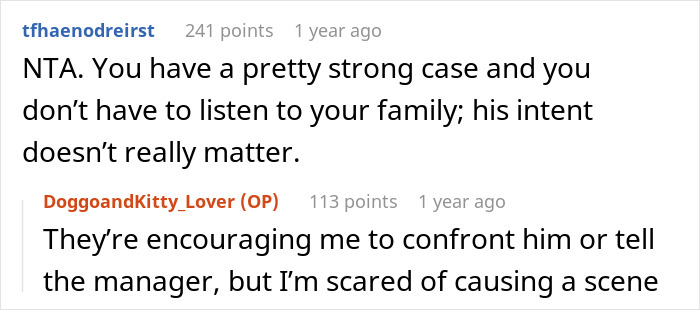 Older Male Tickles His 17 Y.O. Coworker, She Asks For Guidance Online