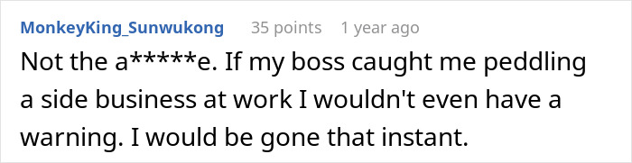 General Manager Asks If He Was A Jerk To Fire MLM Employee For Selling Pyramid Scheme Products At Work General Manager Asks If He Was A Jerk To Fire MLM Employee For Selling Pyramid Scheme Products At Work
