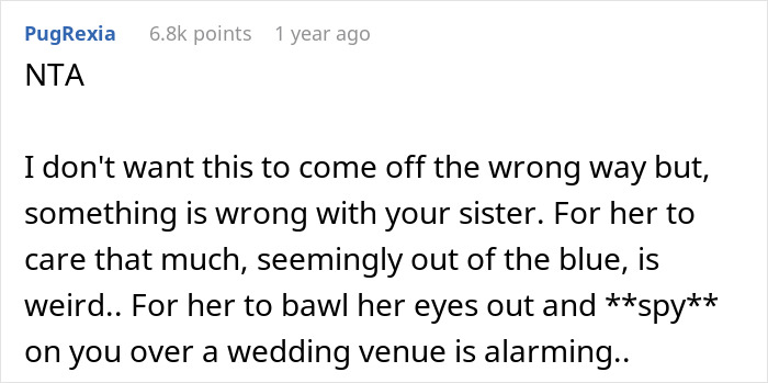 "I Have Little Sympathy For My Sister At This Point": Woman Flips Out As Brother Picks Her Dream Venue For His Own Wedding